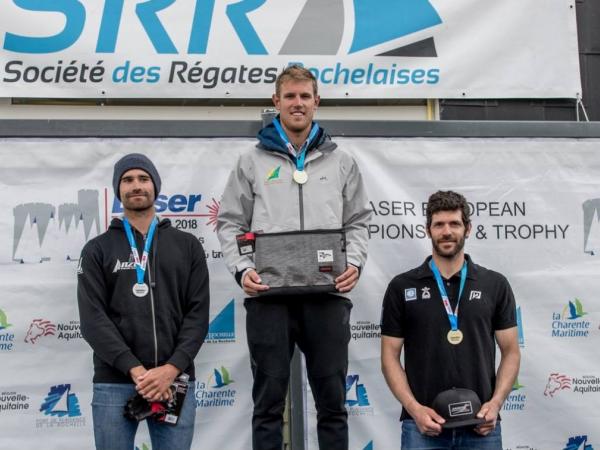 Matt Wearn became the first Australian in 28 years to win the Laser European Championship. PHOTO Thom Touw